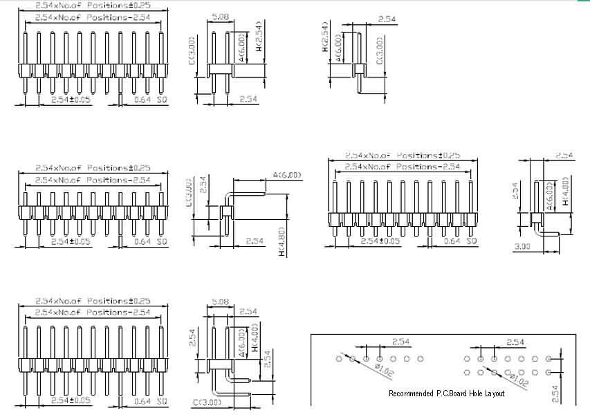 双排插针-芯城品牌采购网